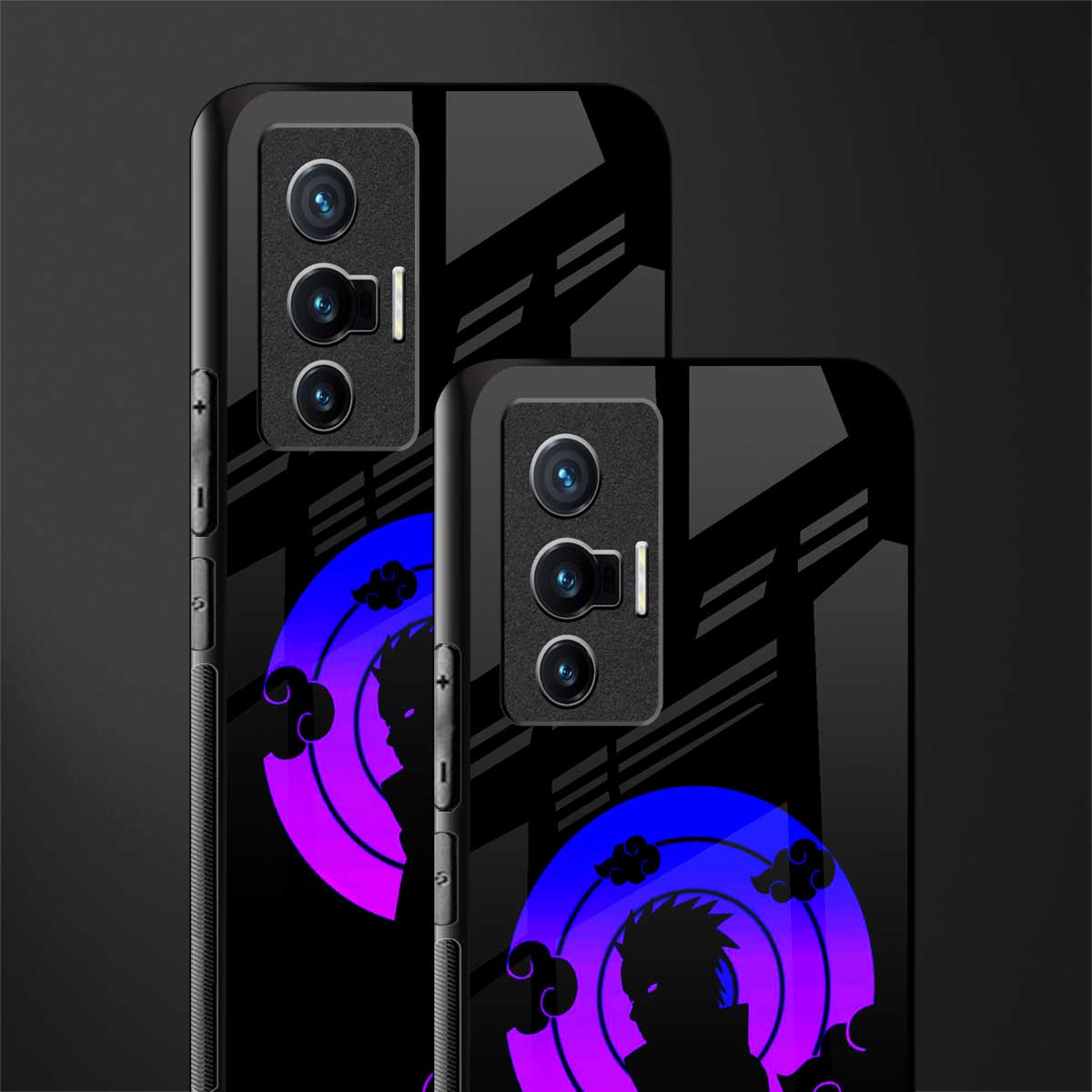 akatsuki minimalistic glass case for vivo x70 image-2