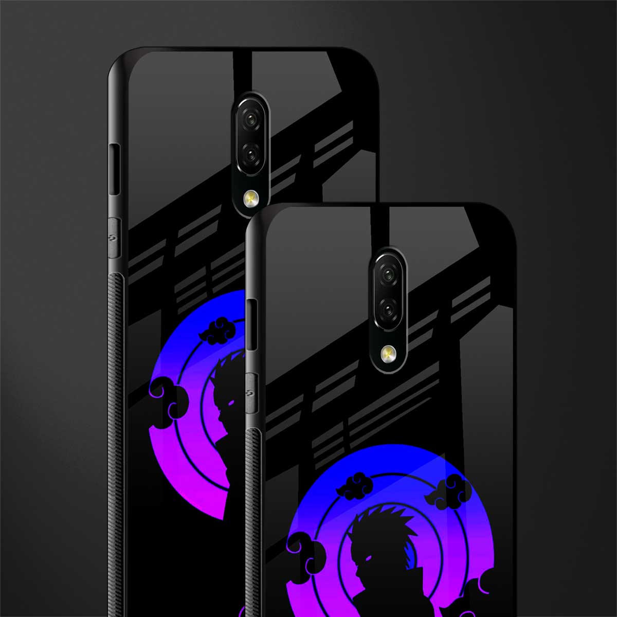 akatsuki minimalistic glass case for oneplus 7 image-2