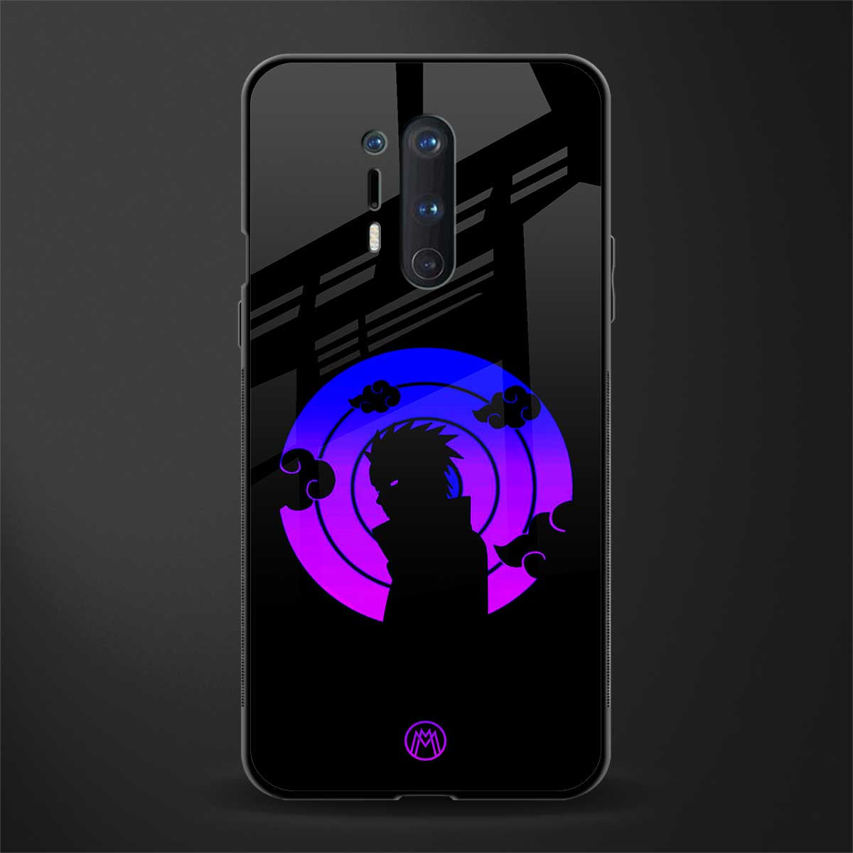 akatsuki minimalistic glass case for oneplus 8 pro image
