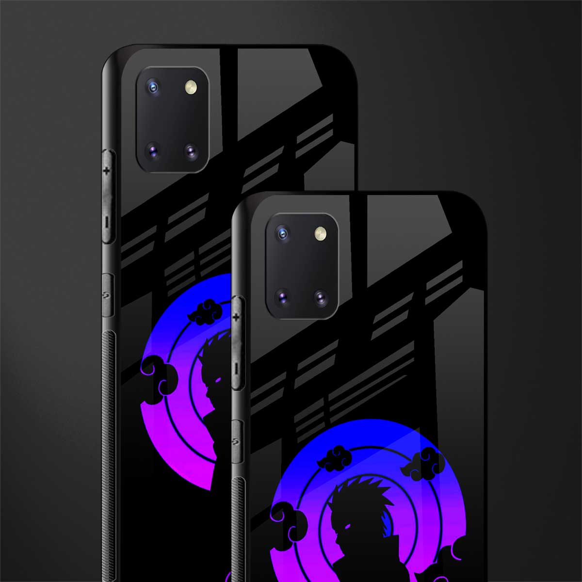 akatsuki minimalistic glass case for samsung a81 image-2