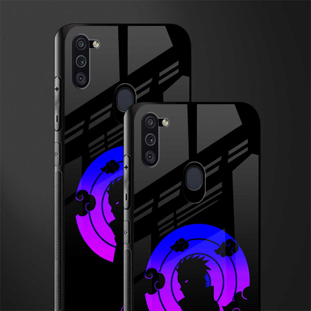 akatsuki minimalistic glass case for samsung a11 image-2