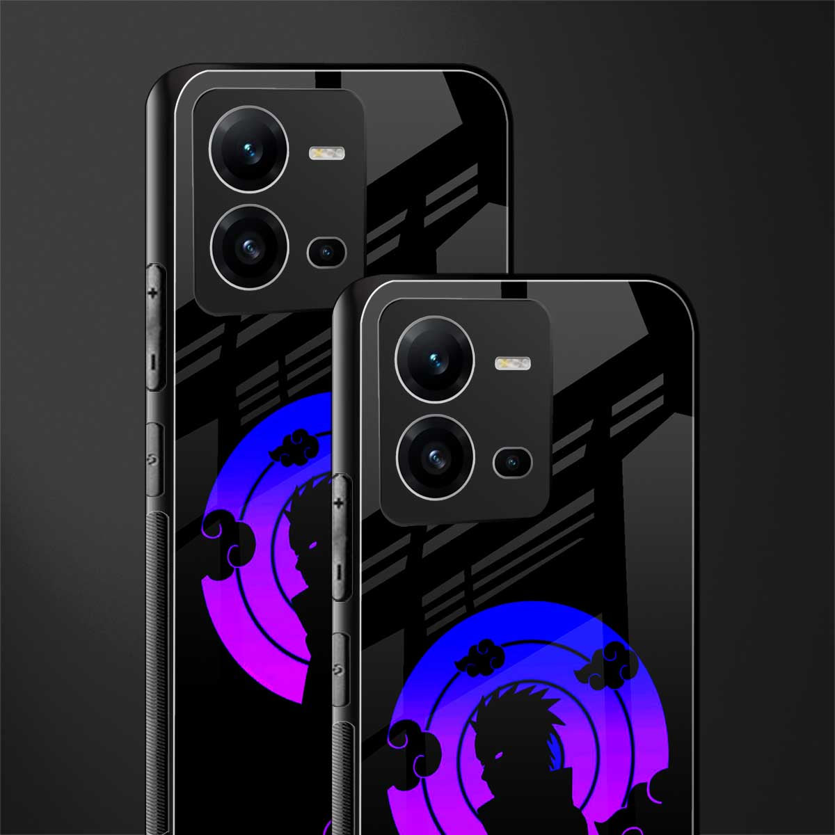 akatsuki minimalistic back phone cover | glass case for vivo v25-5g