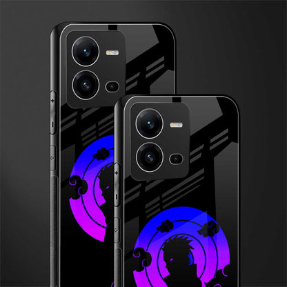 akatsuki minimalistic back phone cover | glass case for vivo v25-5g
