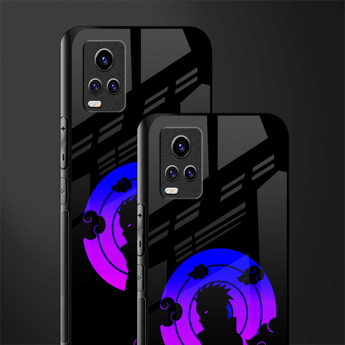 akatsuki minimalistic back phone cover | glass case for vivo v21e 4g