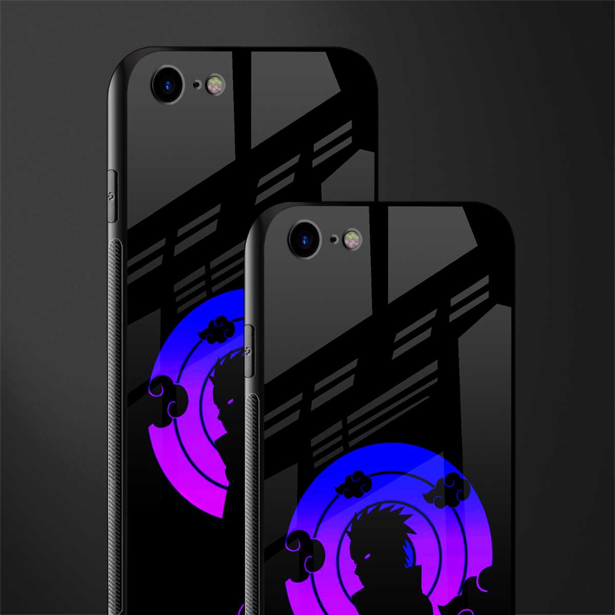 akatsuki minimalistic glass case for iphone se 2020 image-2