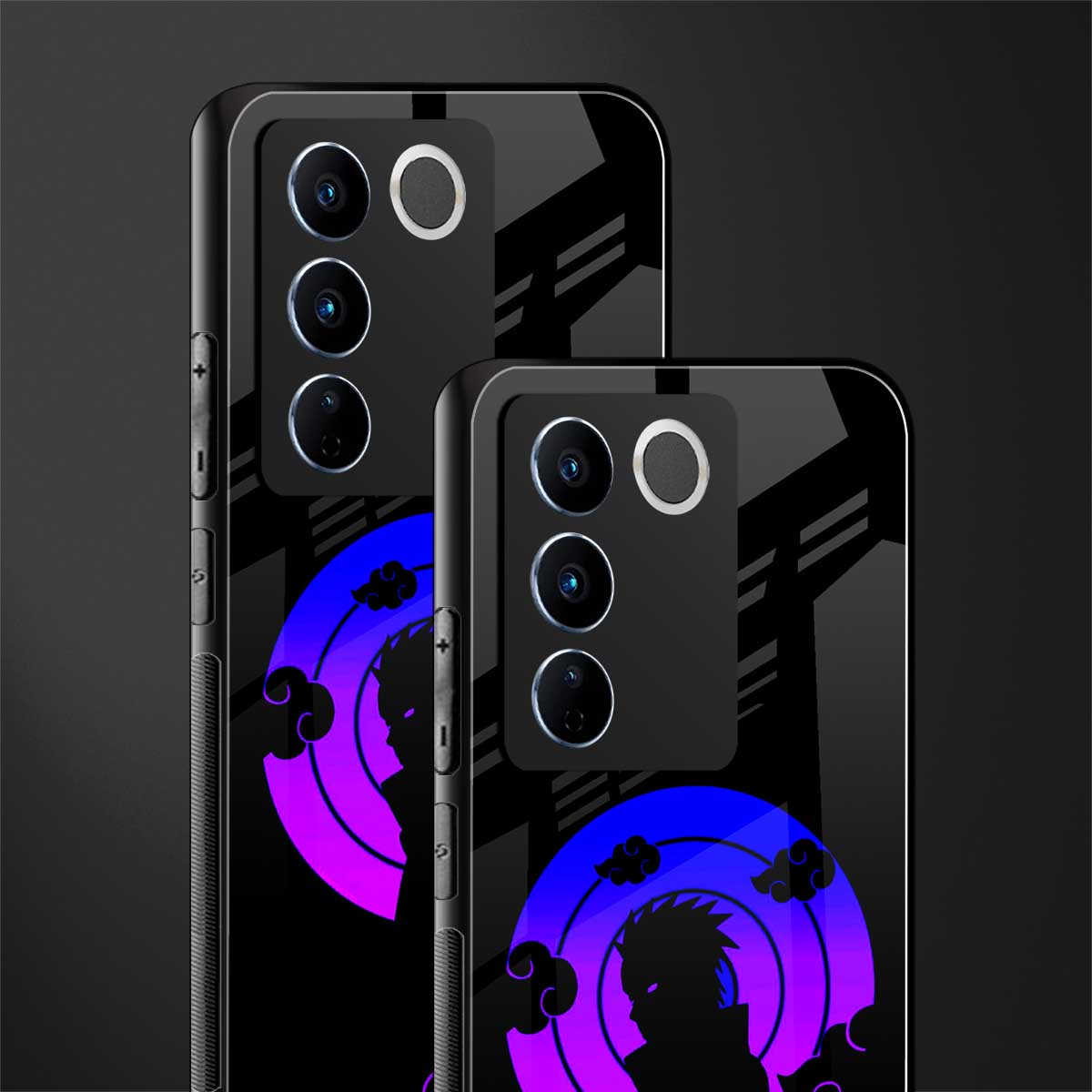 akatsuki minimalistic back phone cover | glass case for vivo v27 pro 5g