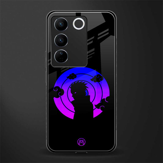akatsuki minimalistic back phone cover | glass case for vivo v27 pro 5g