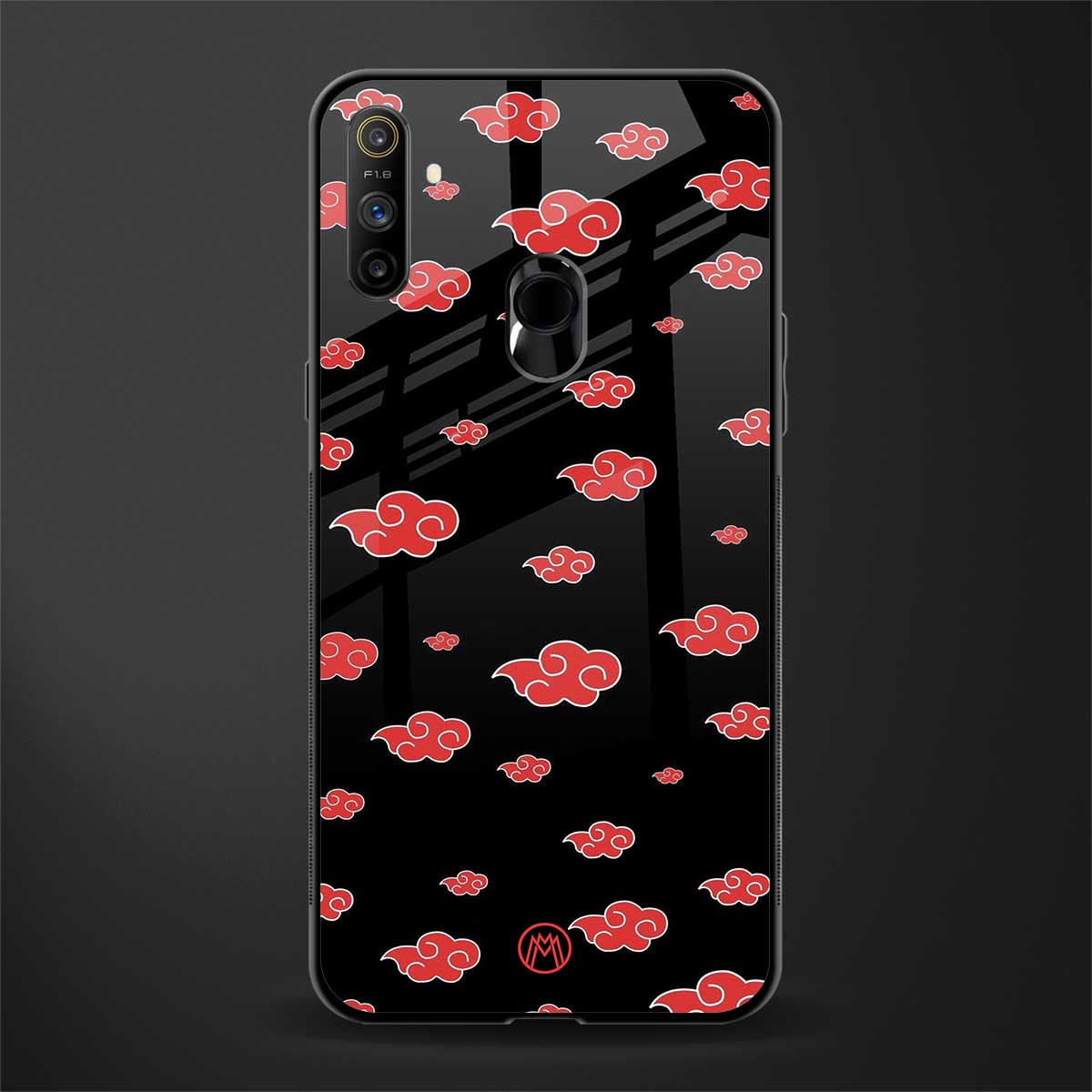 akatsuki naruto anime glass case for realme narzo 10a image