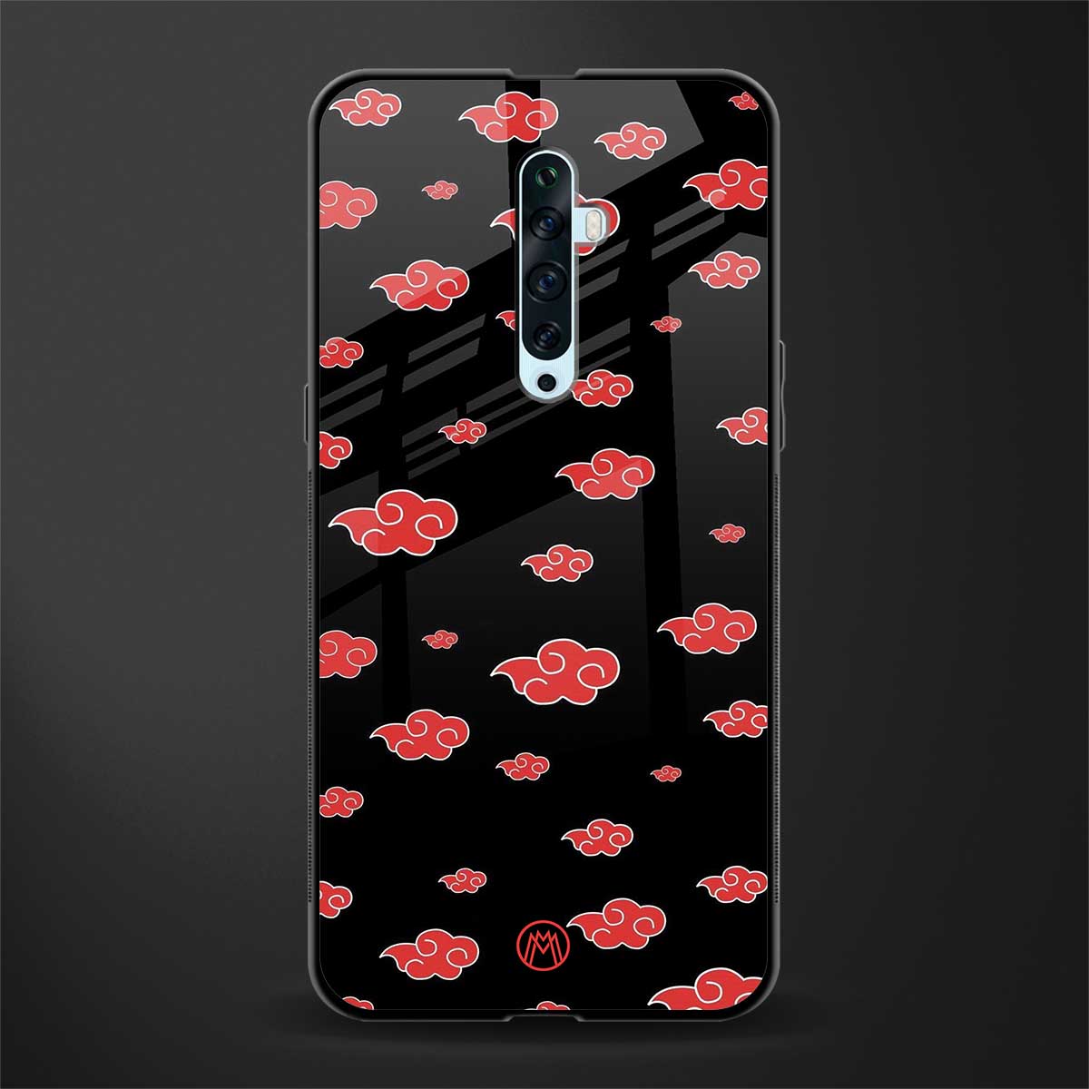 akatsuki naruto anime glass case for oppo reno 2f image