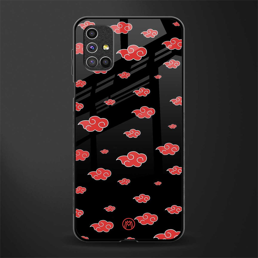 akatsuki naruto anime glass case for samsung galaxy m31s image