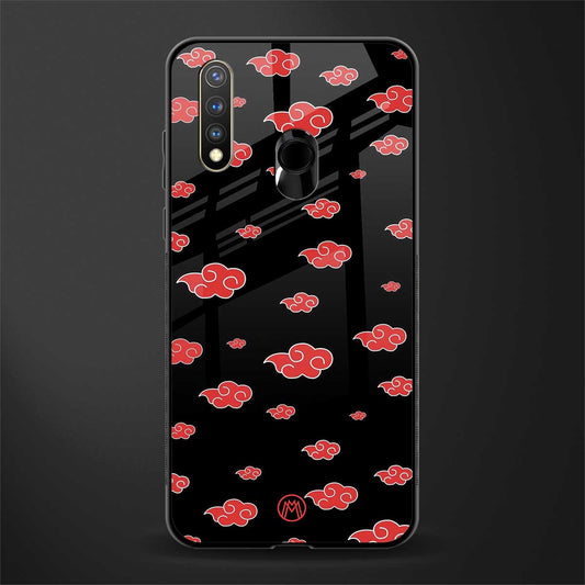 akatsuki naruto anime glass case for vivo u20 image