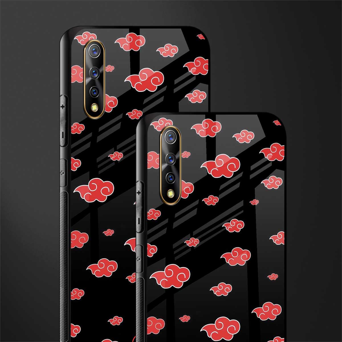 akatsuki naruto anime glass case for vivo s1 image-2