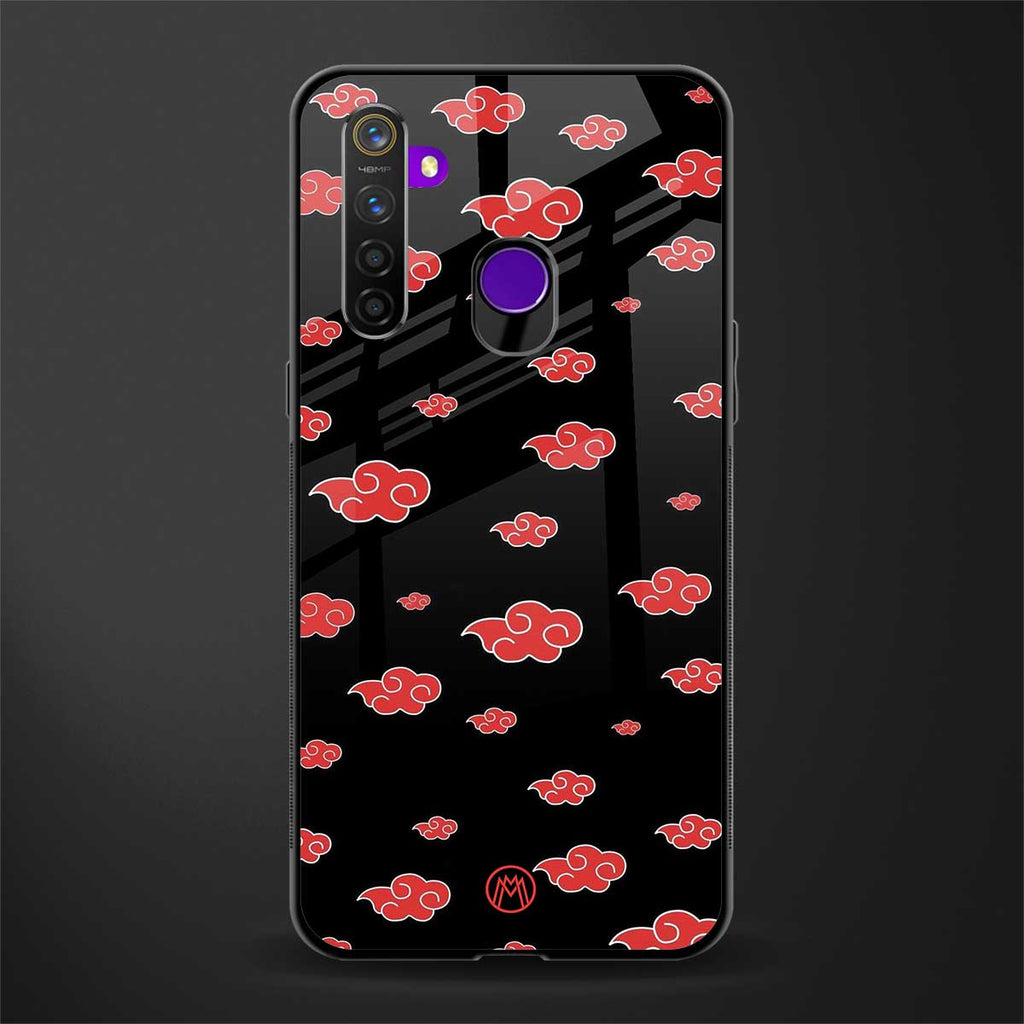 akatsuki naruto anime glass case for realme 5 image