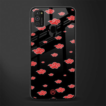 akatsuki naruto anime glass case for samsung galaxy m21 image