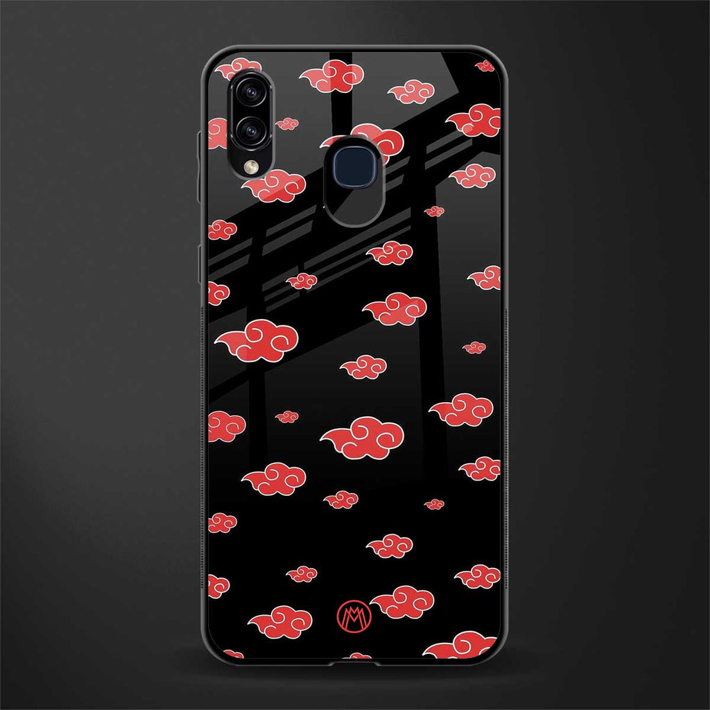 akatsuki naruto anime glass case for samsung galaxy m10s image