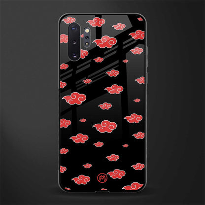 akatsuki naruto anime glass case for samsung galaxy note 10 plus image