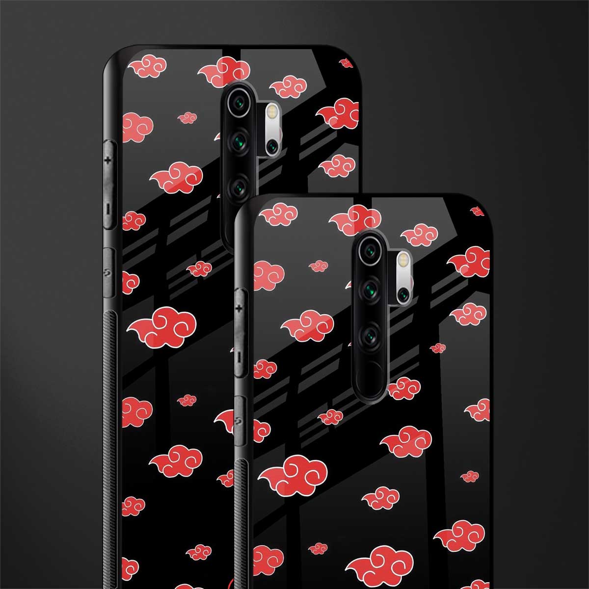akatsuki naruto anime glass case for redmi note 8 pro image-2