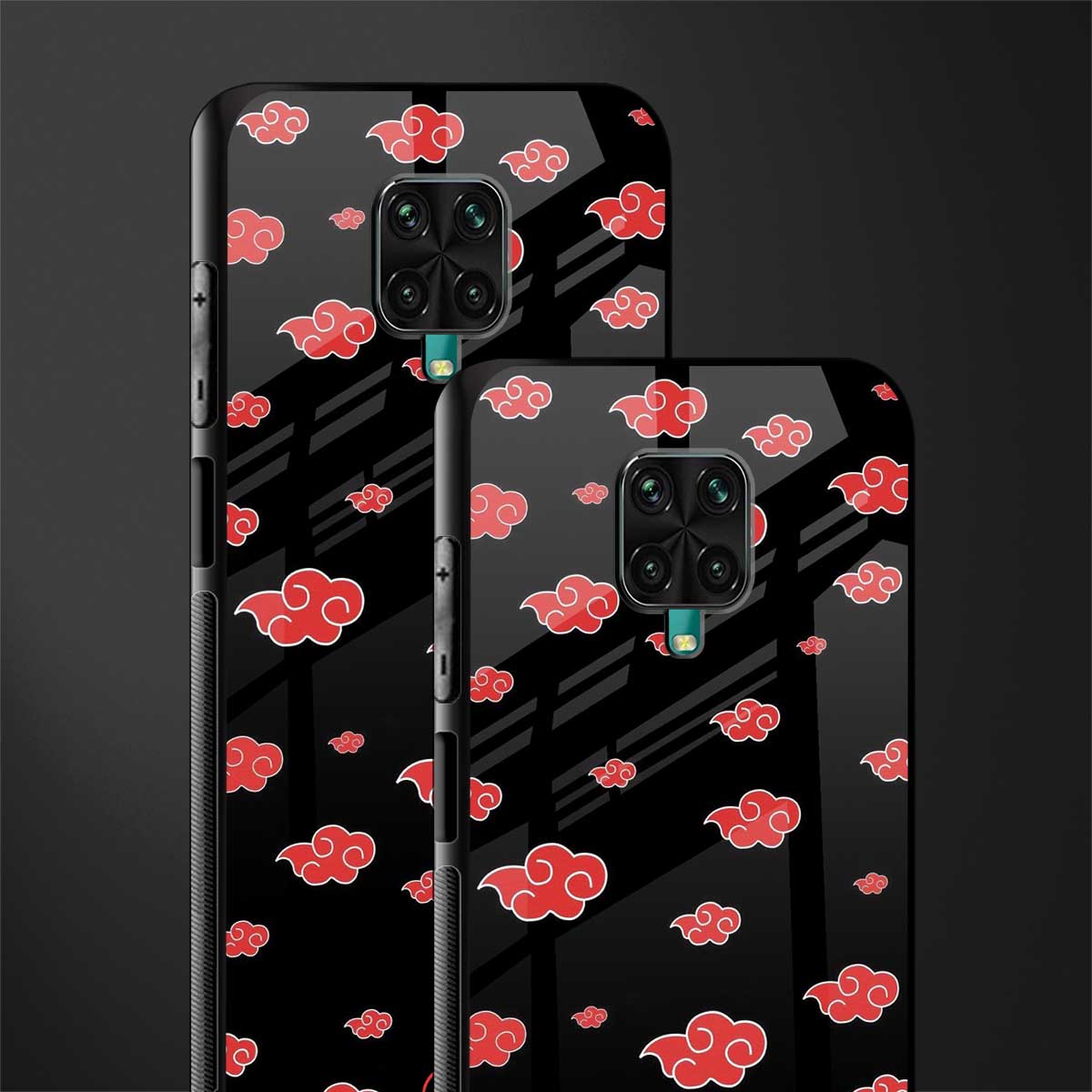 akatsuki naruto anime glass case for redmi note 9 pro image-2