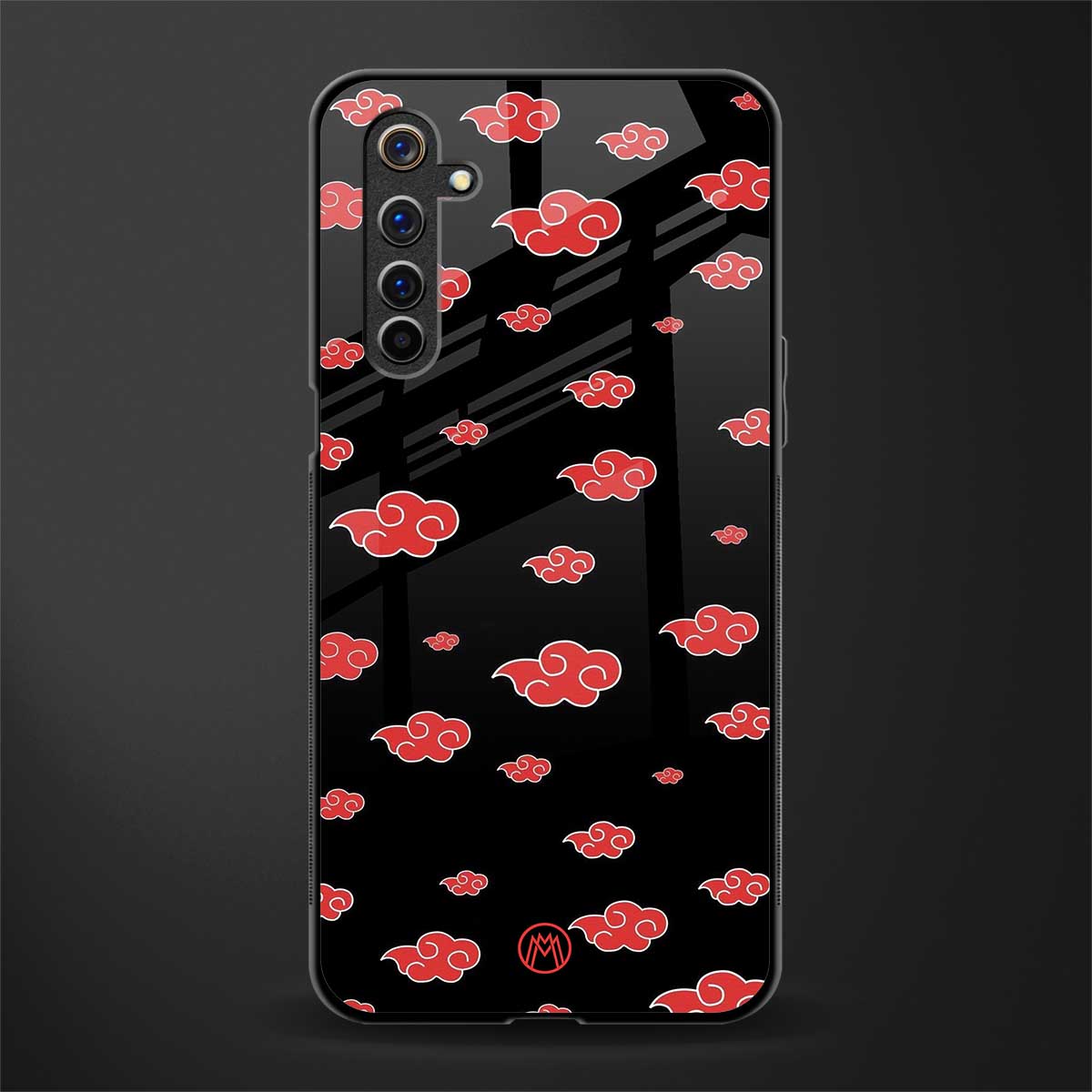 akatsuki naruto anime glass case for realme 6 pro image