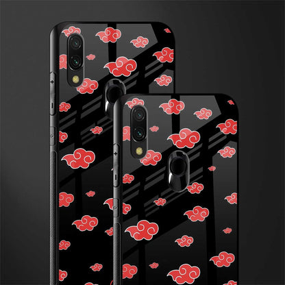 akatsuki naruto anime glass case for redmi y3 image-2