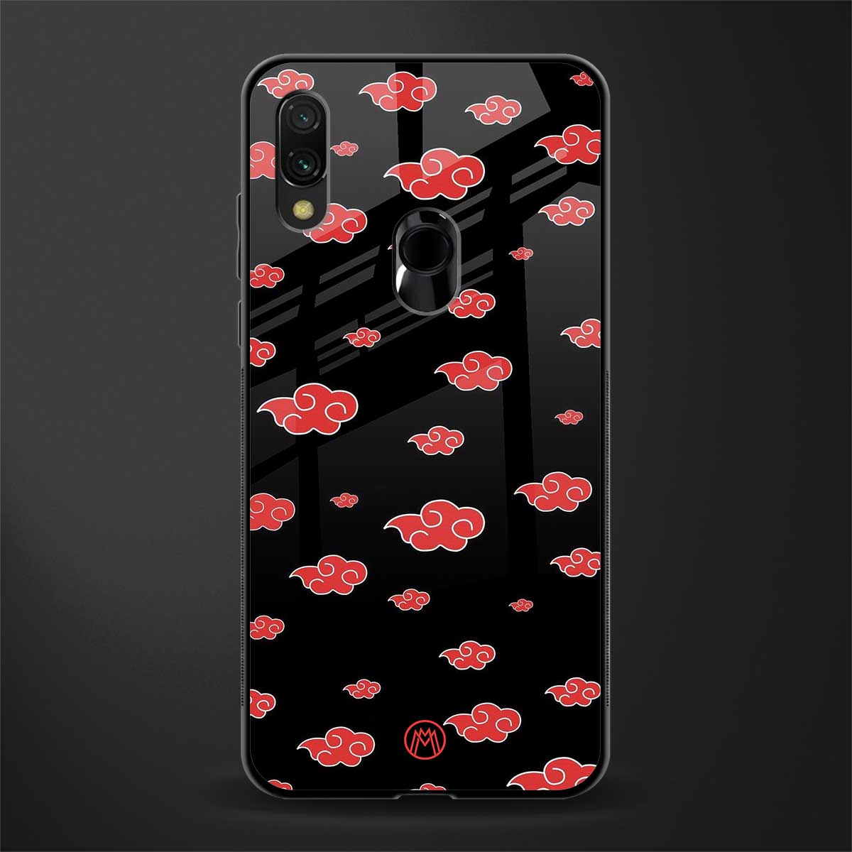 akatsuki naruto anime glass case for redmi note 7 pro image