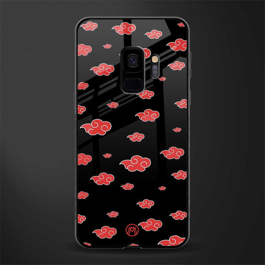 akatsuki naruto anime glass case for samsung galaxy s9 image