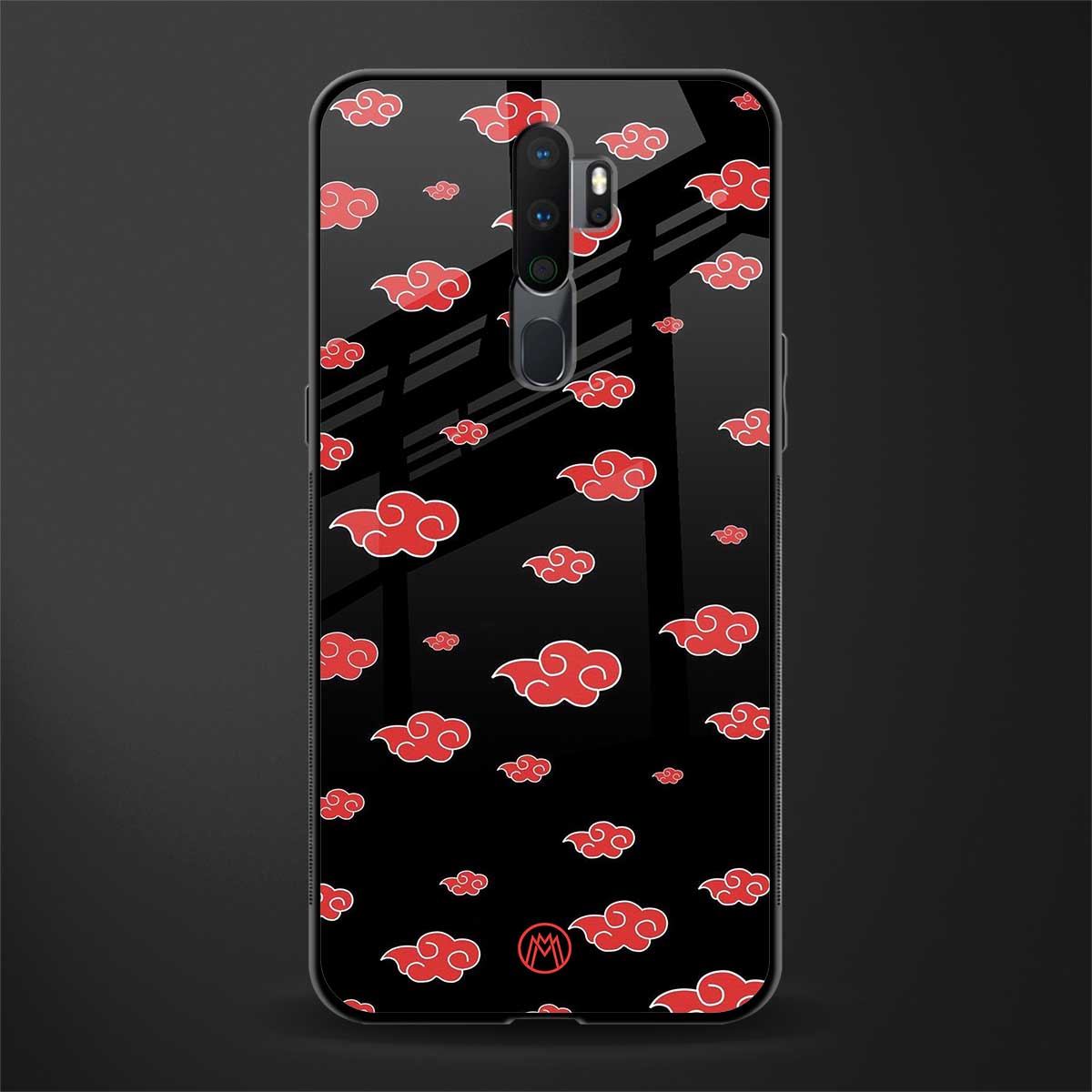 akatsuki naruto anime glass case for oppo a5 2020 image