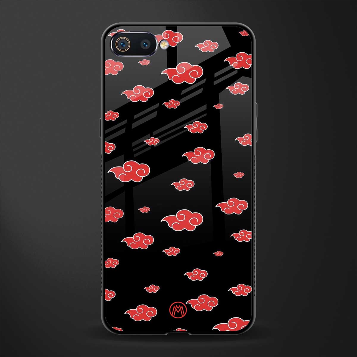 akatsuki naruto anime glass case for realme c2 image