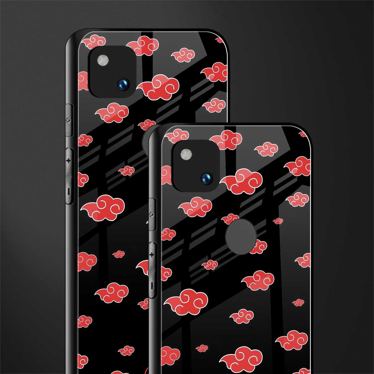 akatsuki naruto anime back phone cover | glass case for google pixel 4a 4g