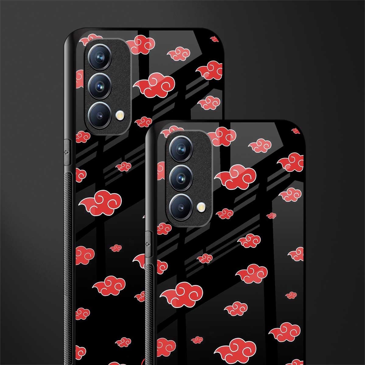 akatsuki naruto anime glass case for oppo f19s image-2