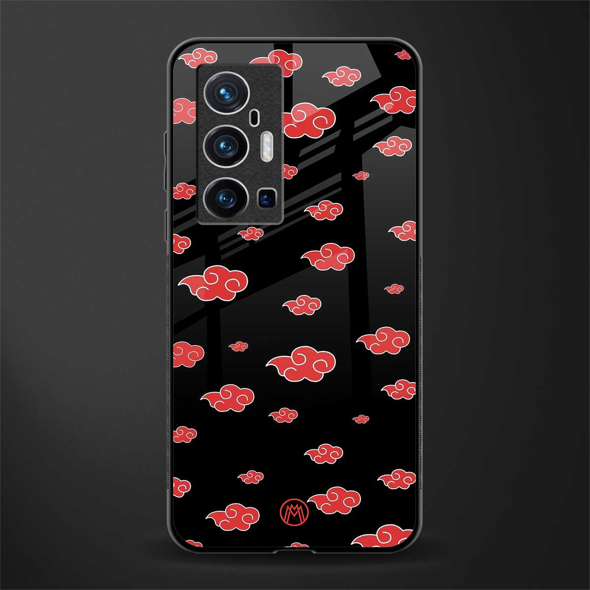 akatsuki naruto anime glass case for vivo x70 pro plus image