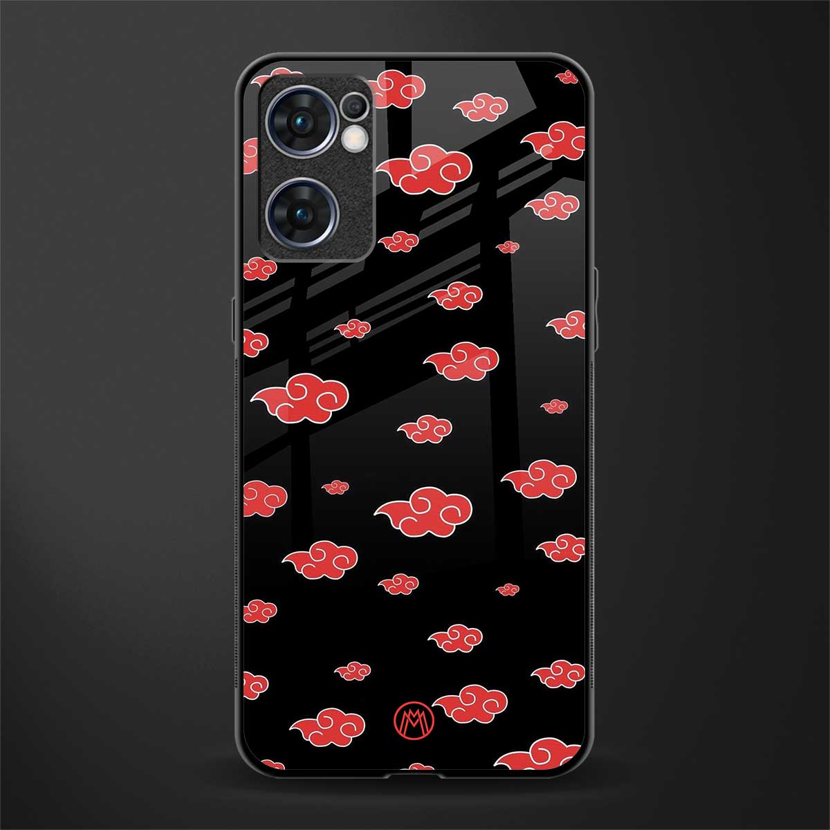akatsuki naruto anime glass case for oppo reno7 5g image