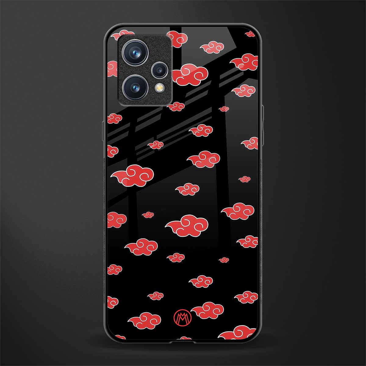 akatsuki naruto anime glass case for realme 9 4g image
