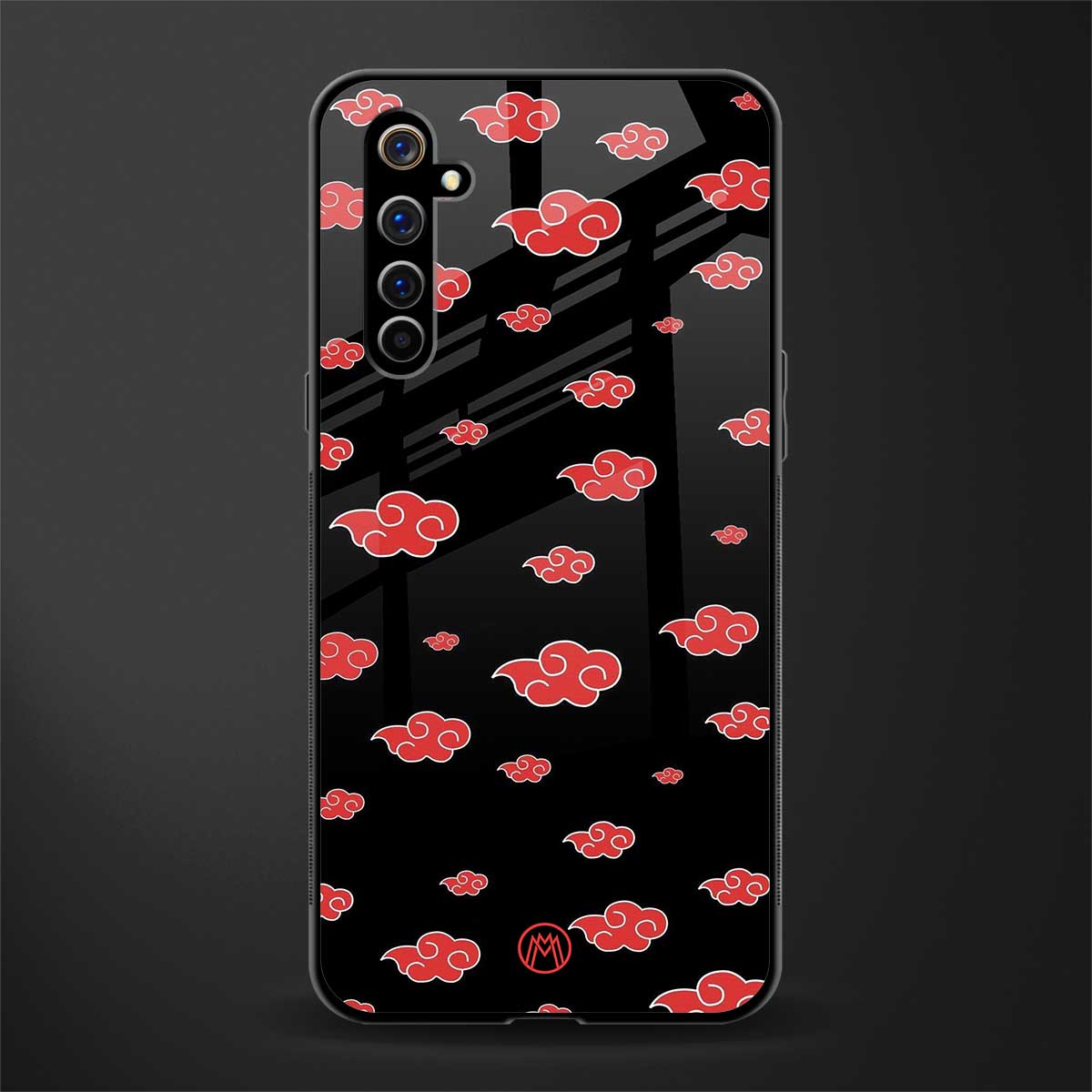 akatsuki naruto anime glass case for realme x50 pro image