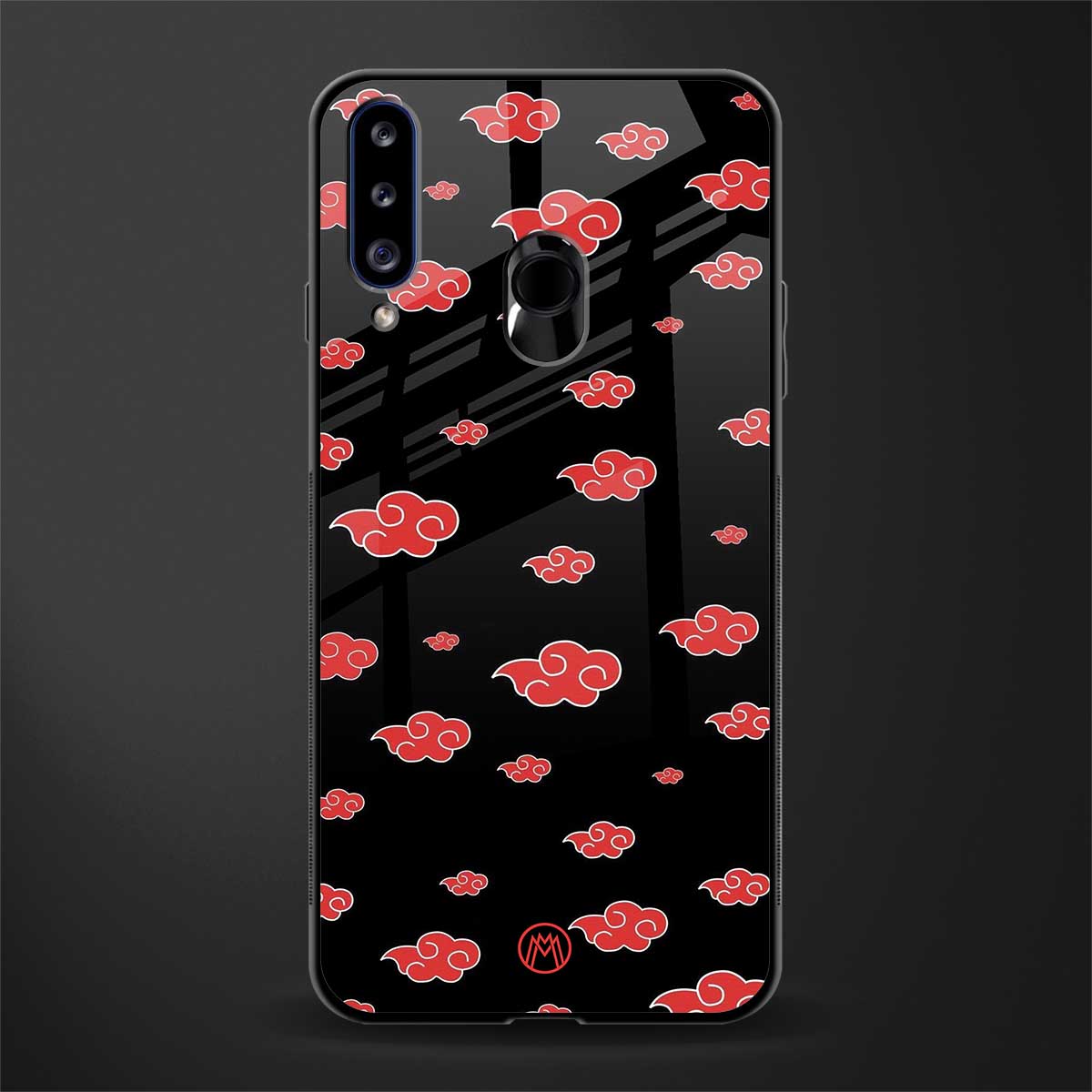 akatsuki naruto anime glass case for samsung galaxy a20s image