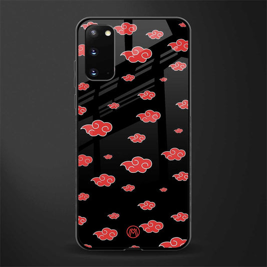 akatsuki naruto anime glass case for samsung galaxy s20 image