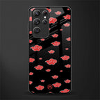 akatsuki naruto anime glass case for samsung galaxy s22 ultra 5g image