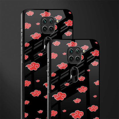 akatsuki naruto anime glass case for redmi note 9 image-2