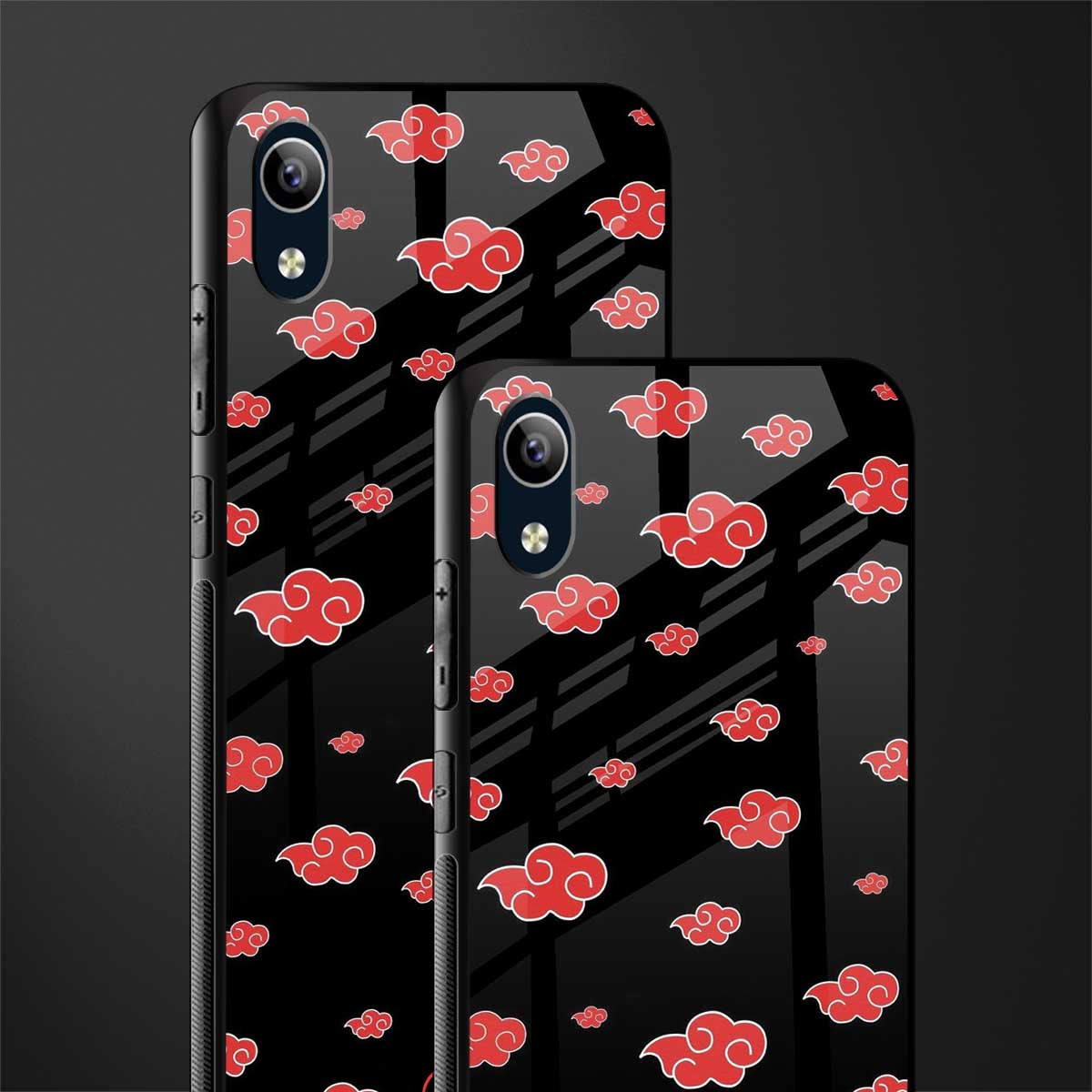 akatsuki naruto anime glass case for vivo y91i image-2