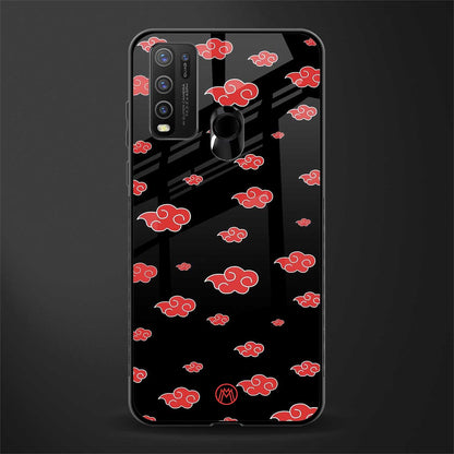 akatsuki naruto anime glass case for vivo y30 image