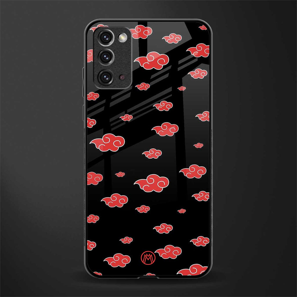 akatsuki naruto anime glass case for samsung galaxy note 20 image