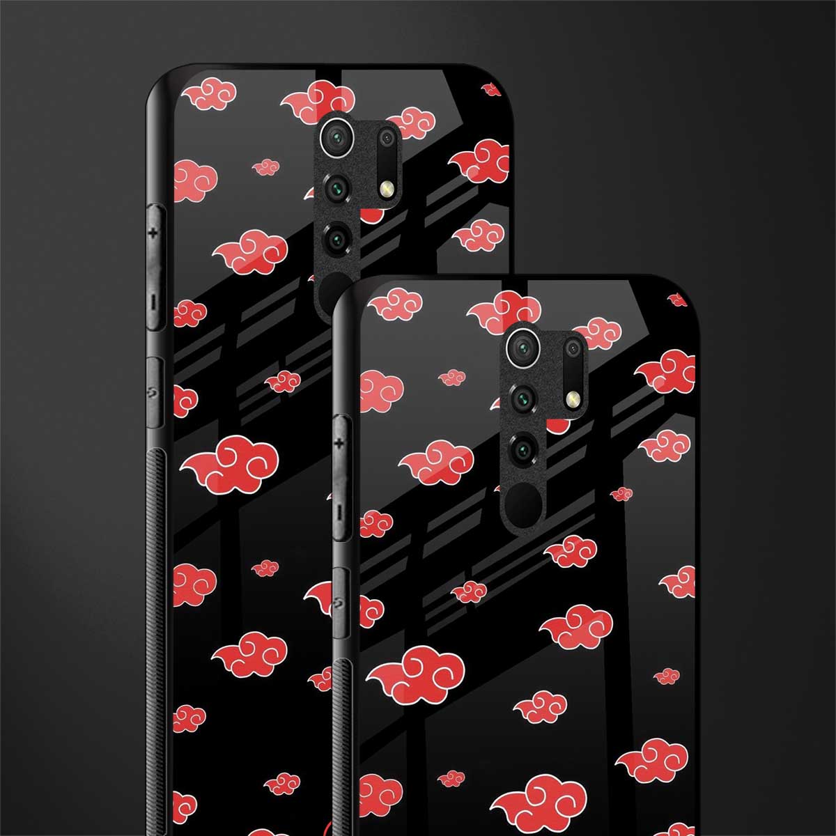 akatsuki naruto anime glass case for poco m2 reloaded image-2