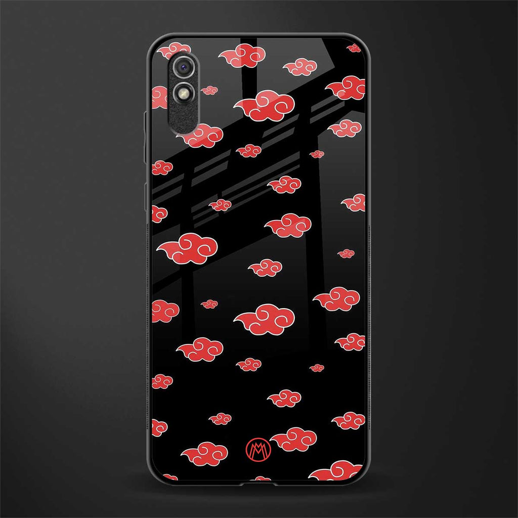 akatsuki naruto anime glass case for redmi 9a image