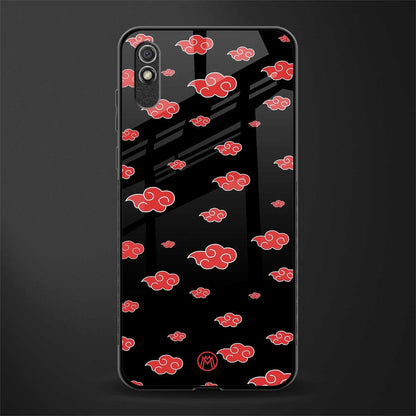 akatsuki naruto anime glass case for redmi 9a image