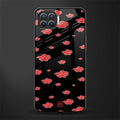 akatsuki naruto anime glass case for oppo f17 image