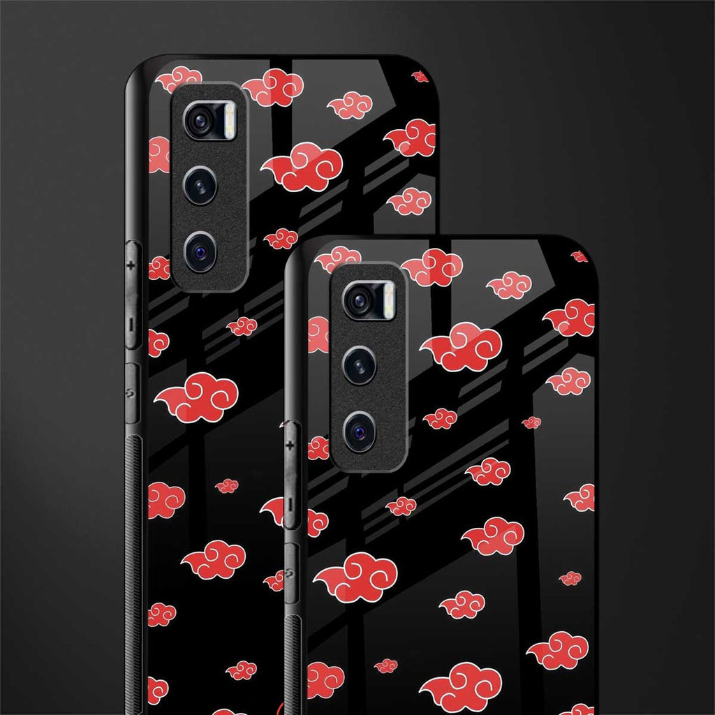 akatsuki naruto anime glass case for vivo v20 se image-2