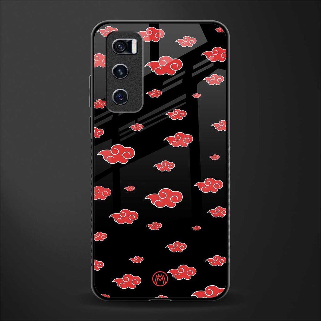 akatsuki naruto anime glass case for vivo v20 se image