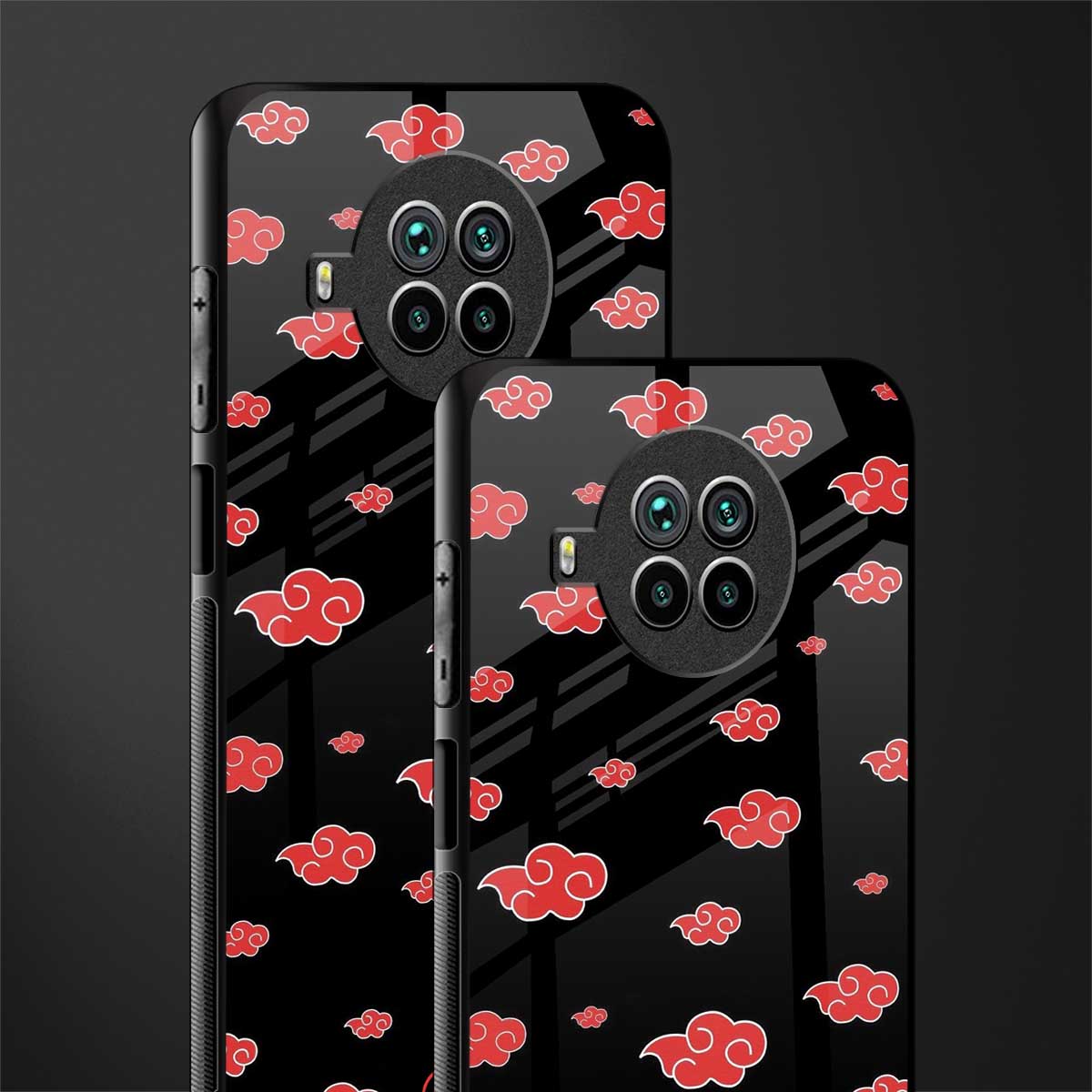 akatsuki naruto anime glass case for mi 10i image-2