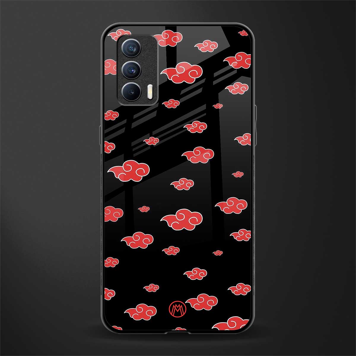 akatsuki naruto anime glass case for realme x7 image