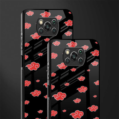 akatsuki naruto anime glass case for poco x3 image-2